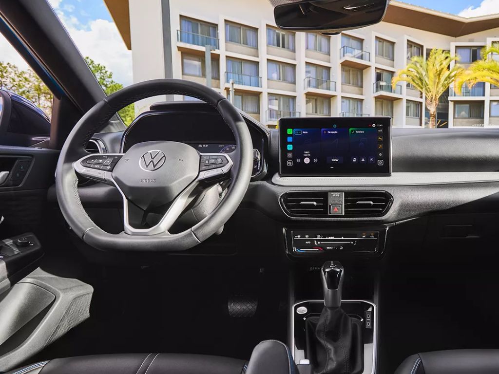 Interior e Painel do Volkswagen Tera 2026